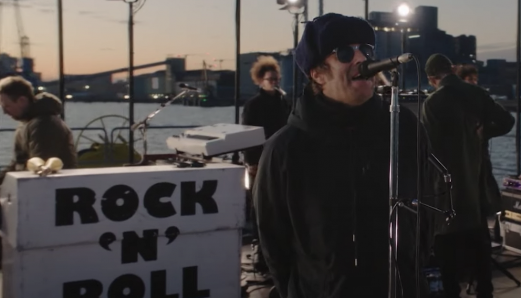 Watch Liam Gallagher Perform ‘All You’re Dreaming Of’ on a Floating Barge For Fallon