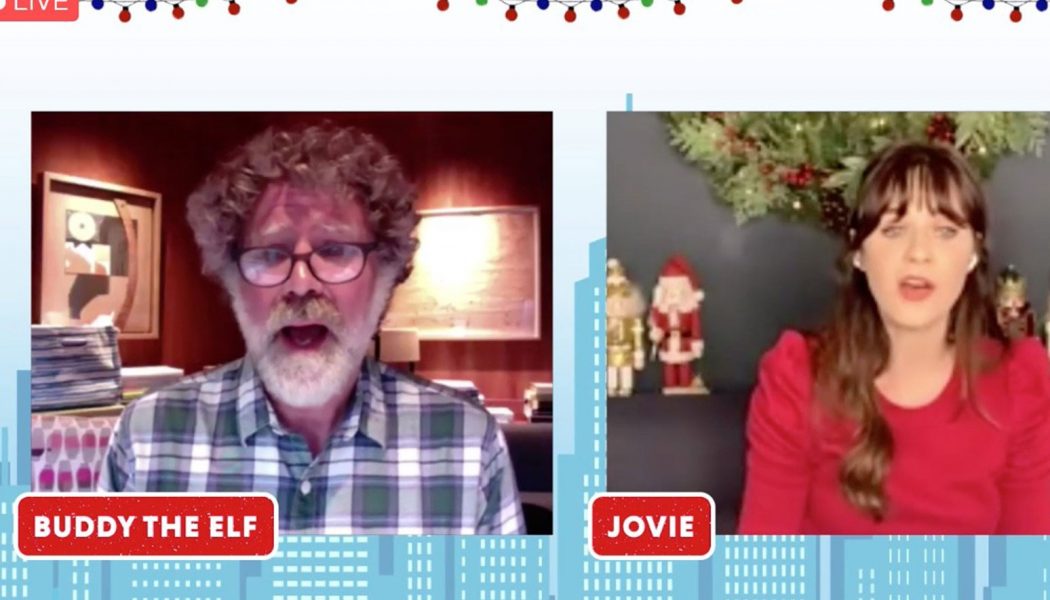 Will Ferrell and Zooey Deschanel Perform ‘Baby, It’s Cold Outside’ During ‘Elf’ Reunion