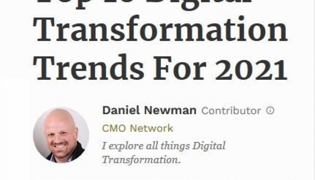 5 Digital Transformation Predictions for 2021