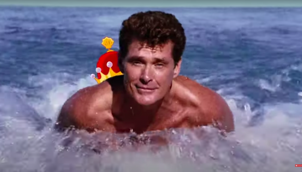 David Hasselhoff Auctioning Off Replica of Himself from SpongeBob Movie