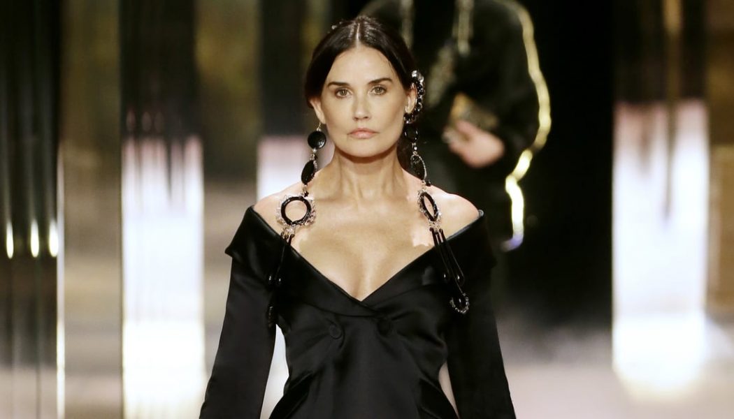 Demi Moore Opened Kim Jones’s Star-Studded, Debut Collection For Fendi Haute Couture