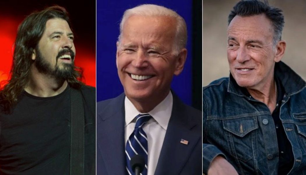 Foo Fighters and Bruce Springsteen to Play Joe Biden Inauguration Concert