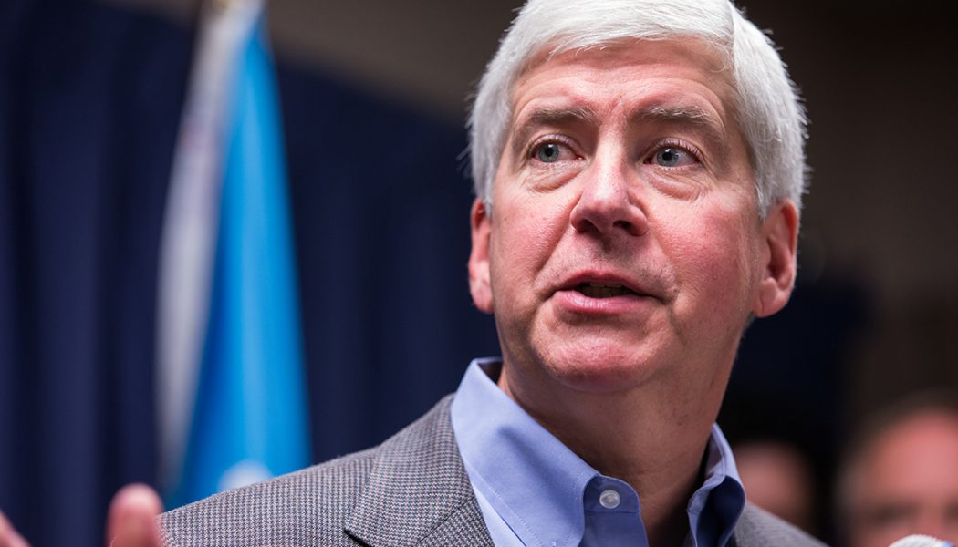 Former Michigan Gov. Snyder charged in Flint water crisis