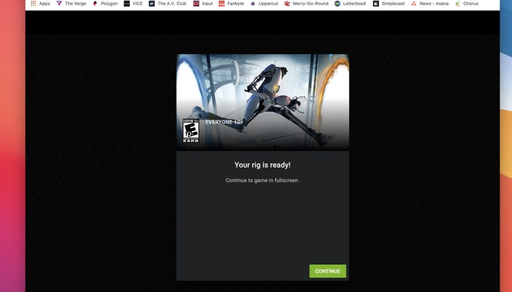 GeForce Now comes to Chrome browsers and M1 Macs