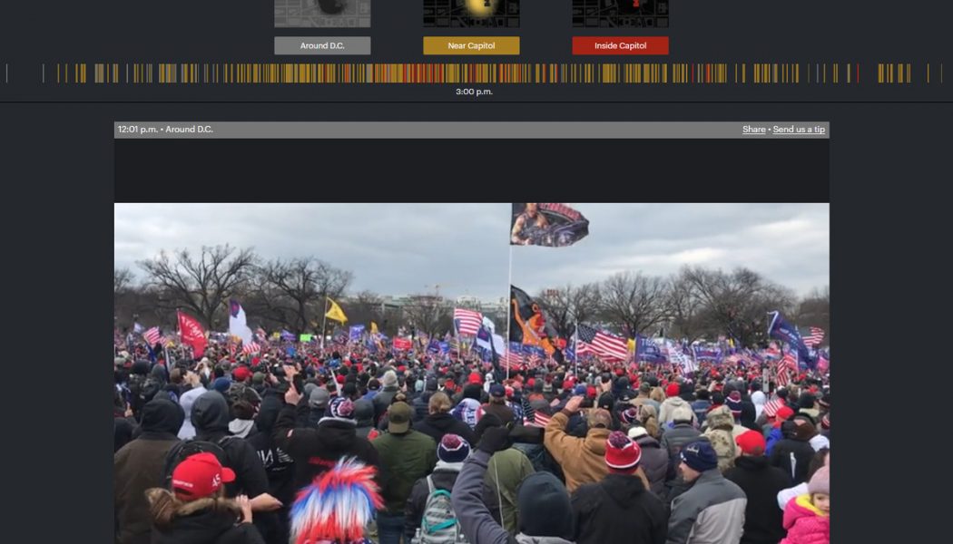 Hundreds of Parler videos from Capitol riot republished in chronological timeline