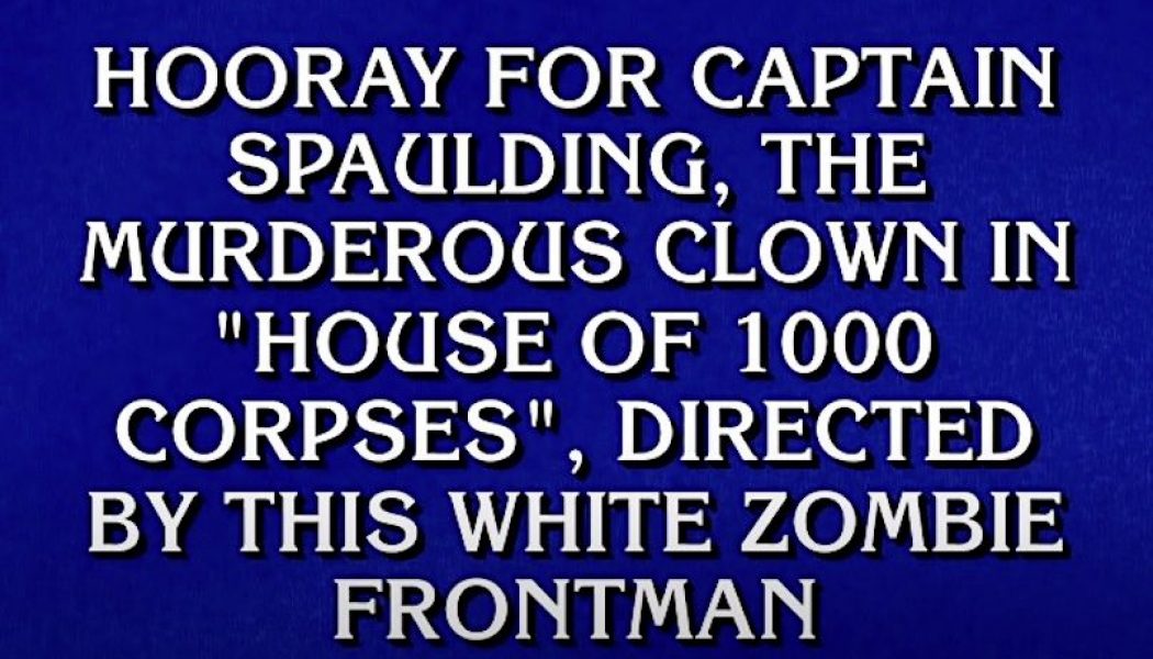 Jeopardy! Celebrated Rob Zombie’s Birthday with a Clue About the Rocker-Director: Watch