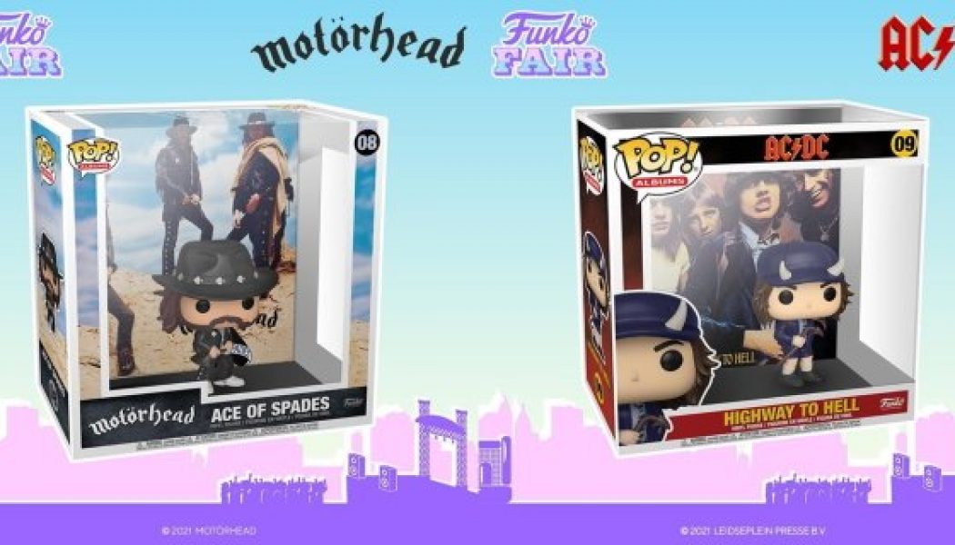 MOTÖRHEAD’s ‘Ace Of Spades’, AC/DC’s ‘Highway To Hell’ Funko ‘Pop! Albums’ Figures Coming Soon