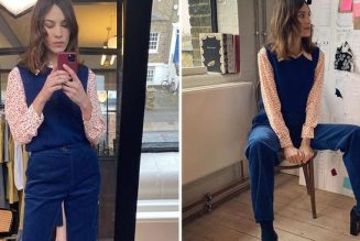 Only Alexa Chung Could Make Me Want To Wear This Old School Outfit