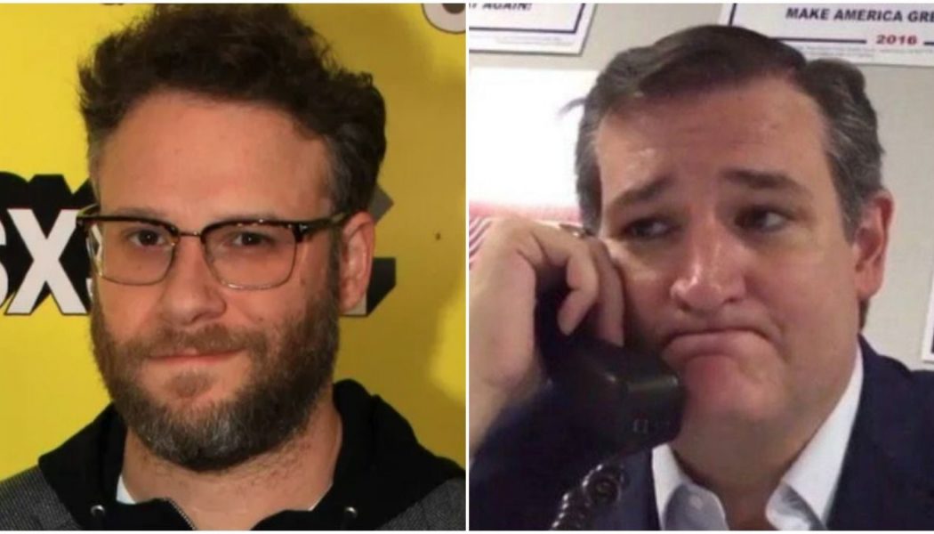 Seth Rogen Keeps Telling “Fascist” Ted Cruz to “Fuck Off” on Twitter