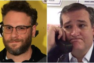 Seth Rogen Keeps Telling “Fascist” Ted Cruz to “Fuck Off” on Twitter