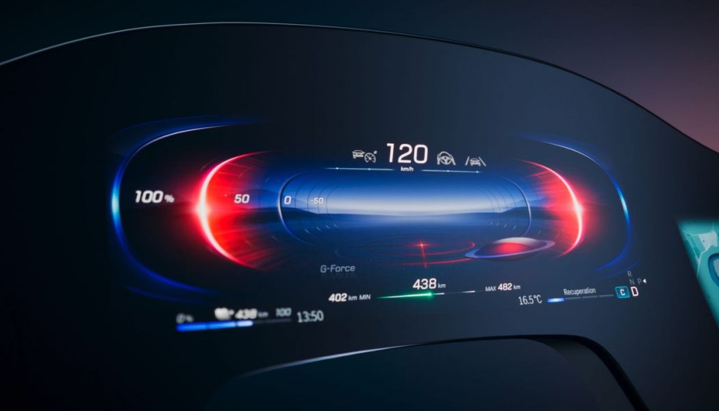 The 2022 Mercedes EQS EV’s Dashboard Is Basically a Giant Screen