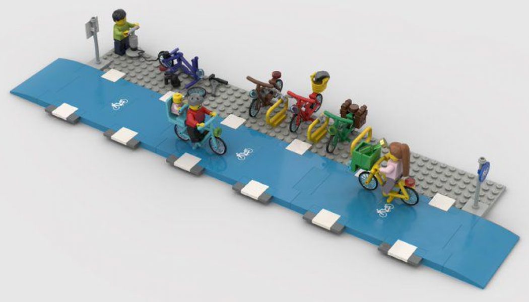 The people wanted Lego bike lanes, and Lego is finally listening