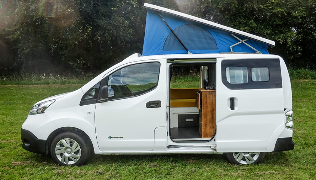 Tiny Nissan e-NV200 Camper Concept Is One Cozy Little Van