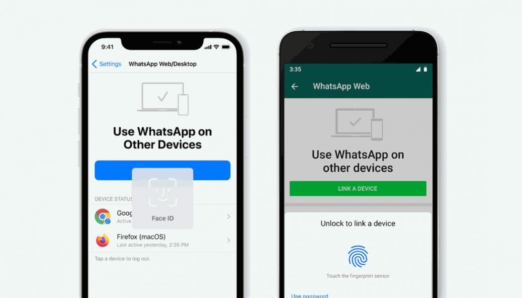 WhatsApp adds biometric authentication for logging in on desktop