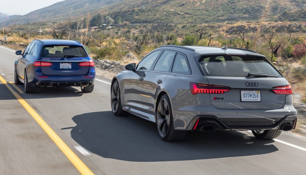 2021 Mercedes-AMG E63 S vs. Audi RS6 Avant Comparison Test: A Tale of Two Super Wagons