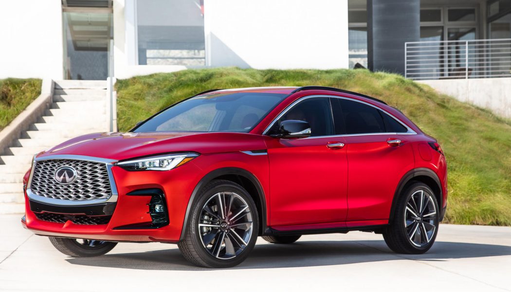 2022 Infiniti QX55 Coupe-UV Thing Costs More Than QX50, Has Less Space