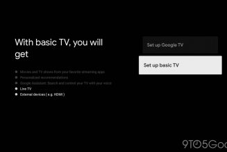 Google TV will include a new ‘Basic’ mode to make your smart TV, dumb