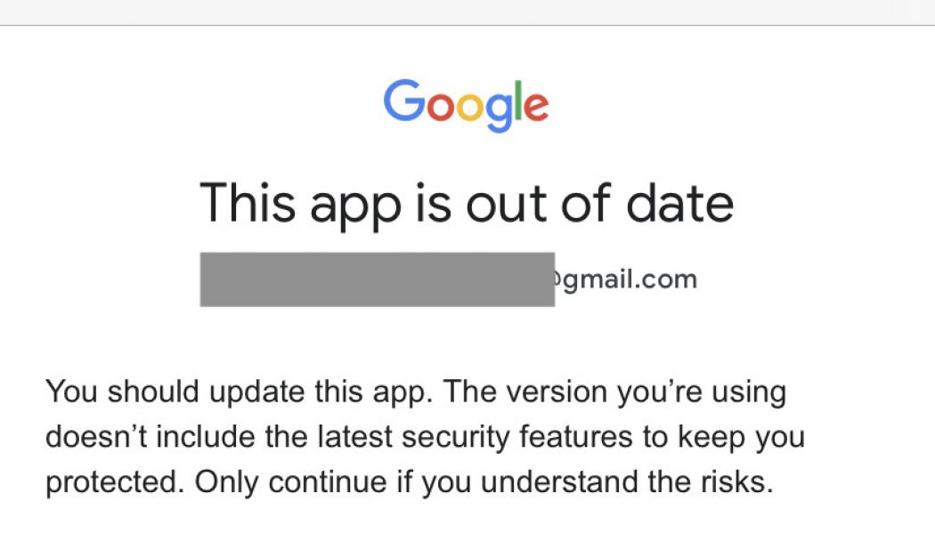 Google’s own iOS apps were begging for updates that don’t exist, but the company says it was because of a bug