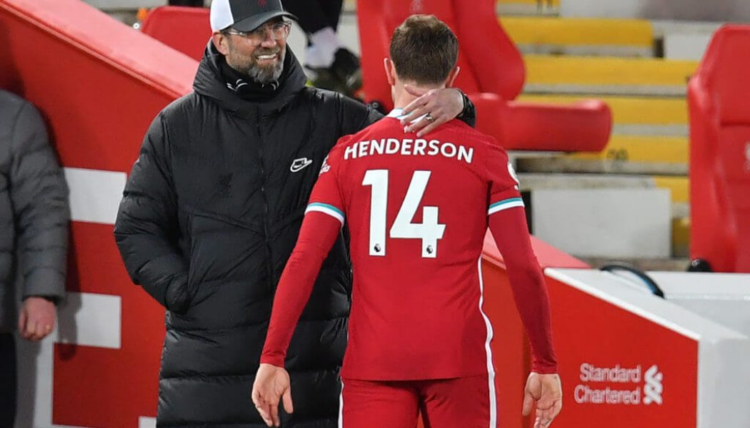 Jordan Henderson shares his six word reaction to Liverpool’s 2-0 win over Sheffield United