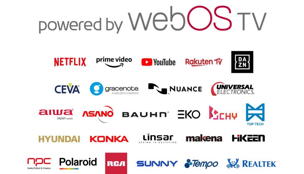 LG will license its webOS software to other TV brands