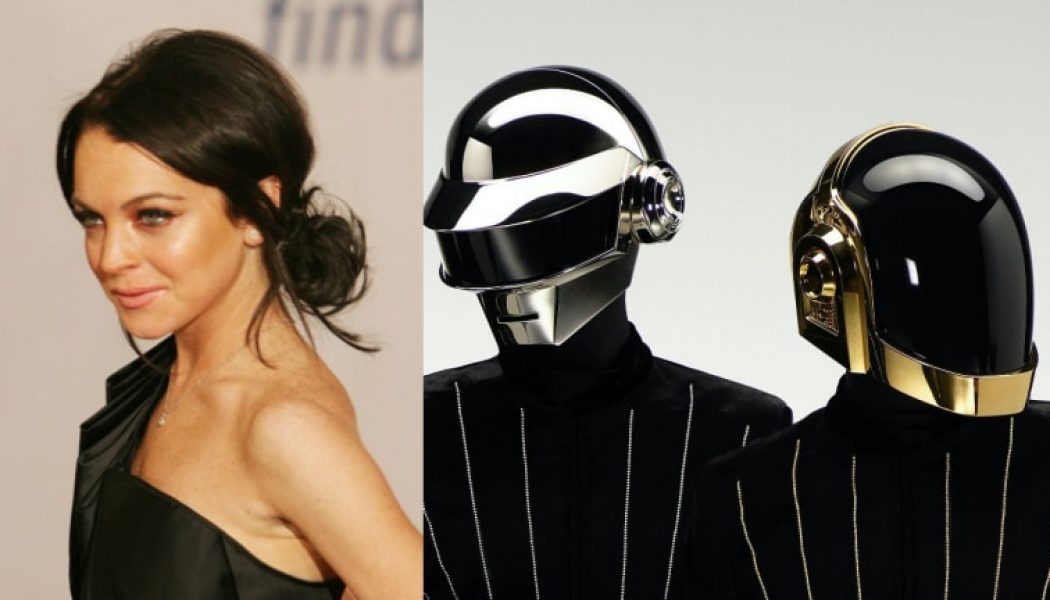 Lindsay Lohan is Selling a Daft Punk NFT for $15,000