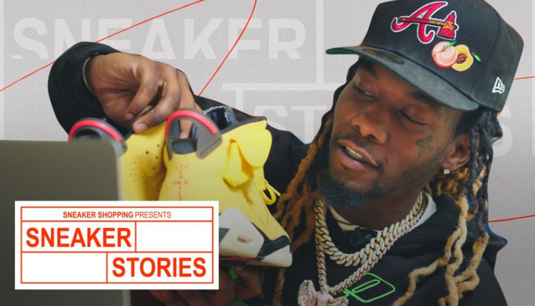 Offset Shows Off His 1-of-1 Mustard Yellow Travis Scott Air Jordan 6’s