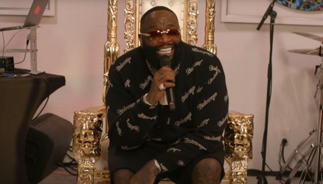 Rick Ross Performs Atop a Throne During NPR Tiny Desk (Home) Concert: Watch