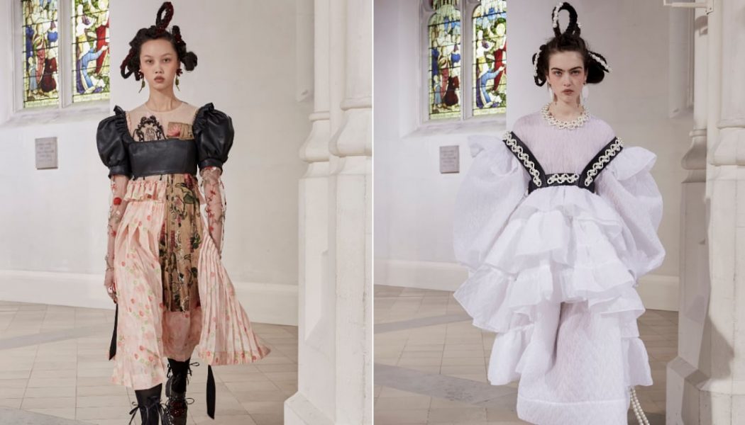 Simone Rocha’s Autumn 2021 Collection Celebrates “Fragile Rebels” With Lots of Leather and Tulle