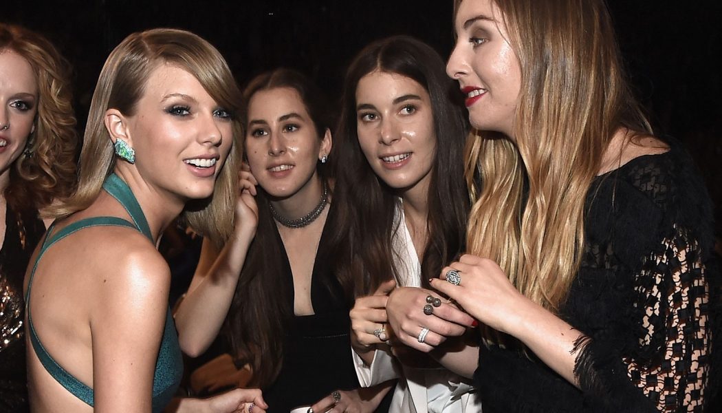 Taylor Swift Jokes That She’s the ‘4th Haim Sister’: See More Reactions to ‘Gasoline’ Remix