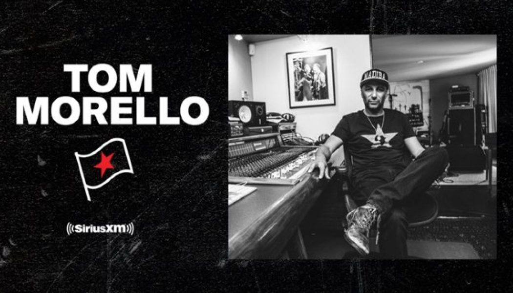 TOM MORELLO Partners With SiriusXM For His Streaming Channels, Weekly Show And Podcast