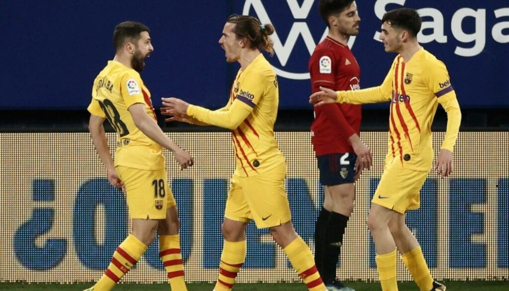 Alba and Moriba strike as Barcelona claim another three points in title race