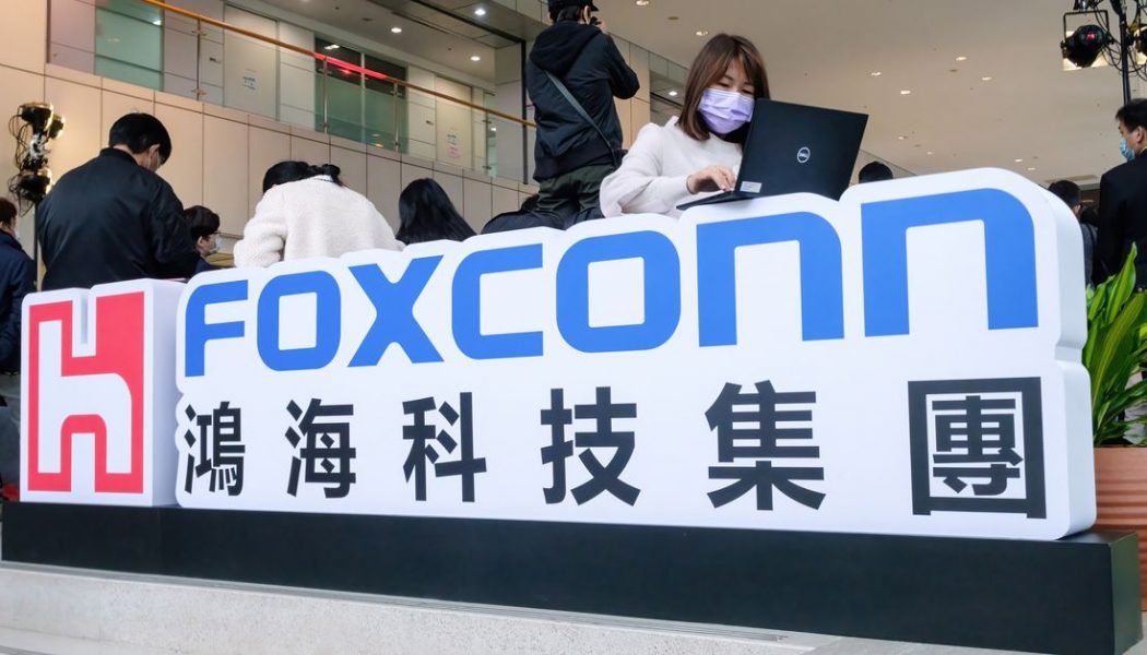 Apple supplier Foxconn warns that component shortages will last until 2022