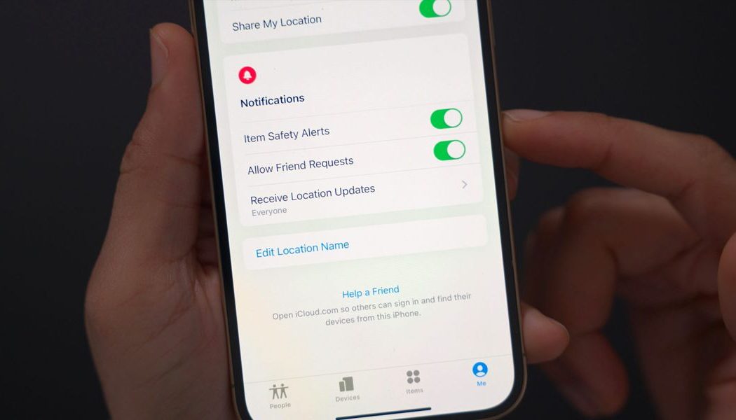 Apple’s new Find My feature could let you know if you’re the one being tracked
