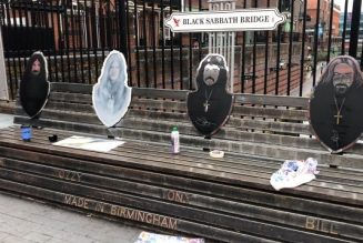 BLACK SABBATH’s ‘Heavy Metal’ Bench Gets Refurbished Prior To Broad Street Reopening (Video)