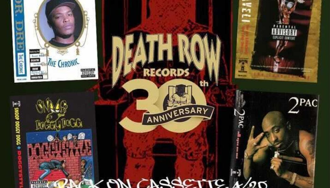 Dr. Dre, Snoop Dogg, 2Pac Releases Coming to Cassette for Death Row Records’ 30th Anniversary