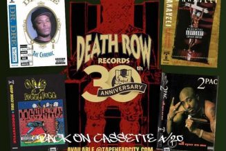 Dr. Dre, Snoop Dogg, 2Pac Releases Coming to Cassette for Death Row Records’ 30th Anniversary