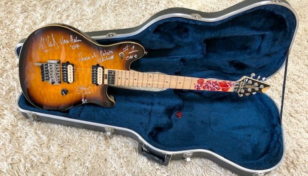 EDDIE VAN HALEN-Played Peavey Wolfgang Guitar To Be Auctioned