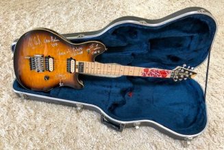 EDDIE VAN HALEN-Played Peavey Wolfgang Guitar To Be Auctioned