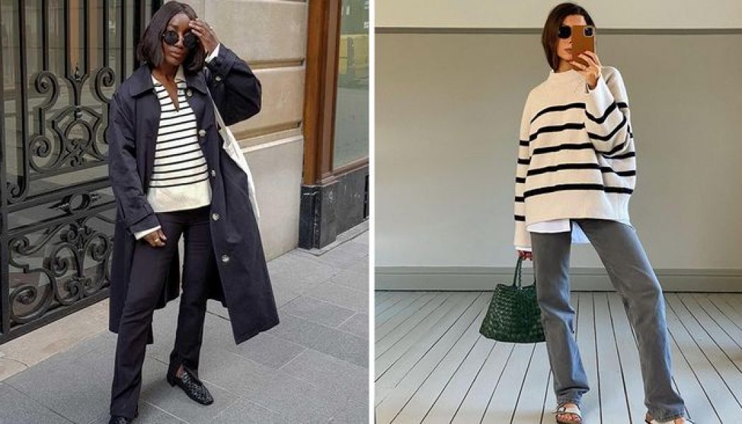 Fashion Experts Are Suddenly Back Into Breton Tops—These 22 Outfits Prove It