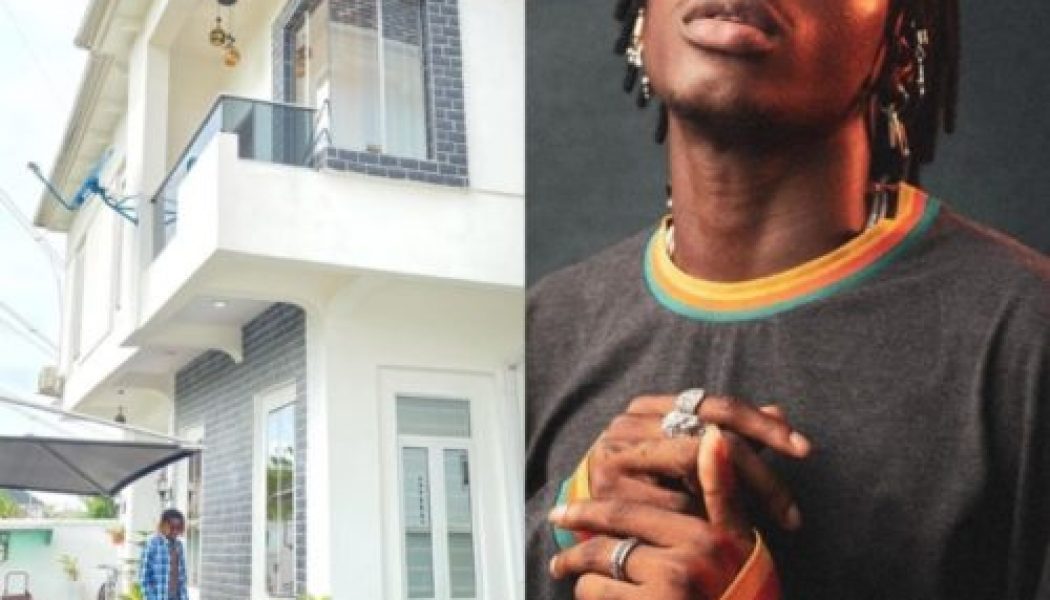 Fireboy DML shows off his new home in Lekki