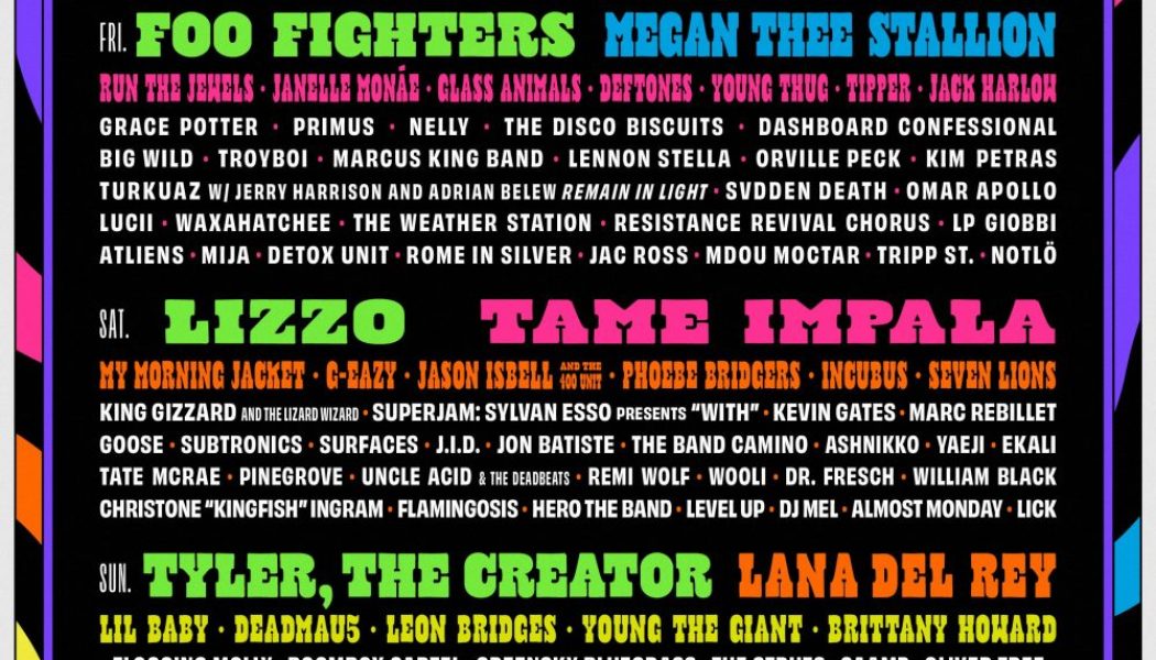 Foo Fighters, Tame Impala, Lana Del Rey, Tyler, the Creator Highlight Bonnaroo Lineup