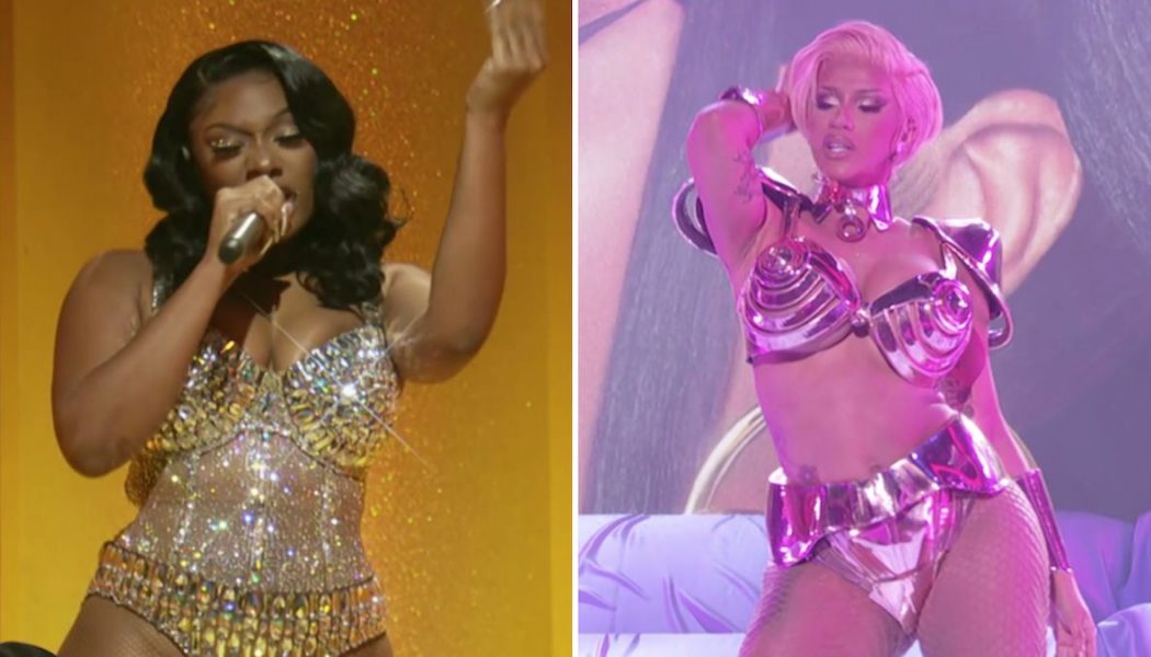 Grammys 2021: Megan Thee Stallion and Cardi B Perform “WAP” Live for First Time