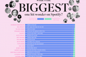 Here are the 50 Biggest One-Hit Wonders on Spotify