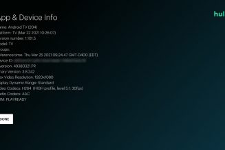 Hulu’s Android TV app finally gets bumped from 720p to 1080p, at least on some devices