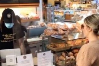 Mad Maskless White Woman Caught On Video Calling Bakery Worker N-Word