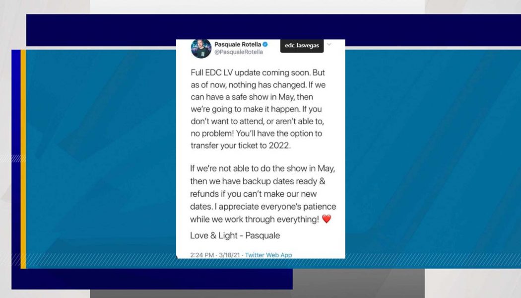 Pasquale Rotella Says “Nothing Has Changed” With EDC Las Vegas 2021 Dates