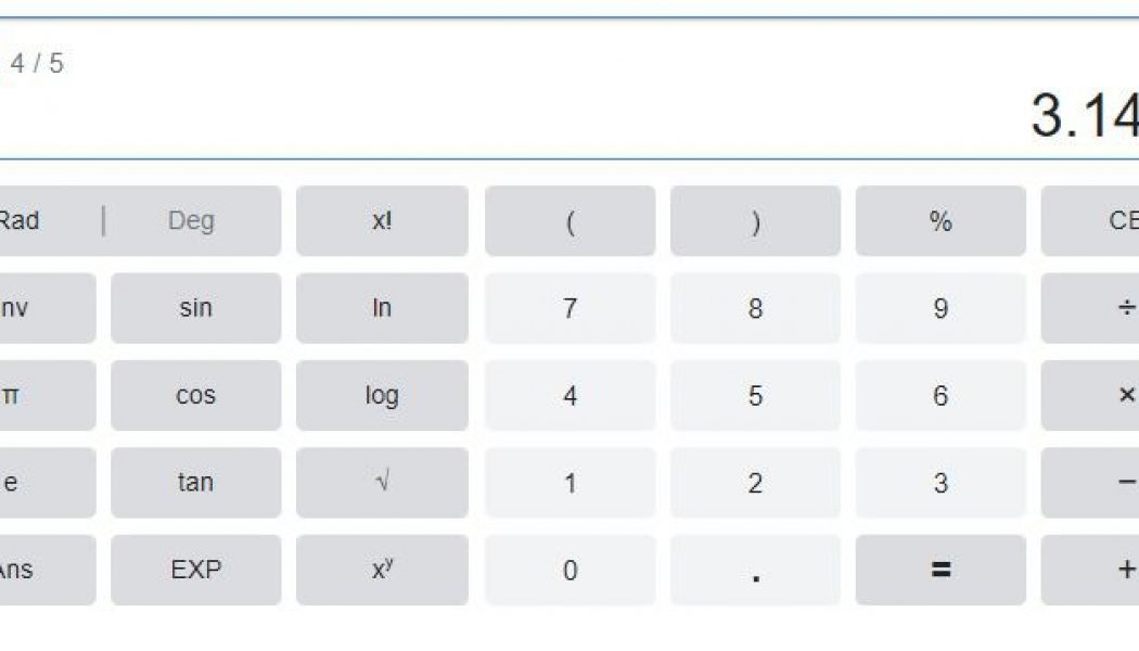 Pi Day is here and Google’s calculator will test how well you know the mathematical constant