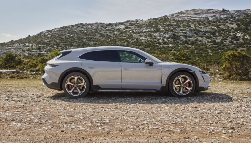 Porsche’s Taycan Cross Turismo is a wagon-y follow-up to its first EV