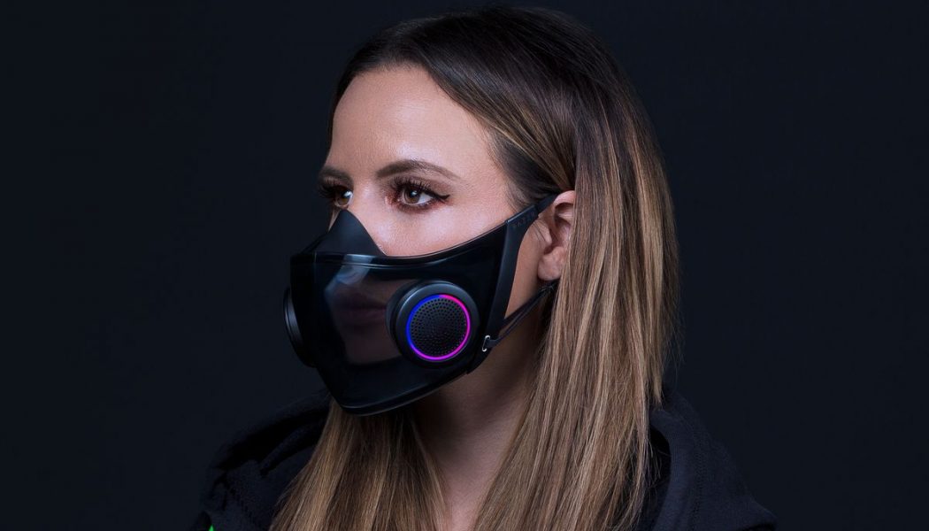 Razer is actually making its concept RGB face mask