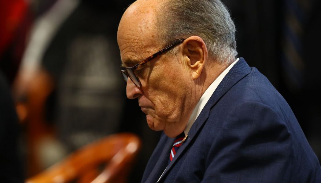 Rudy Giuliani just lost his YouTube privileges for two weeks